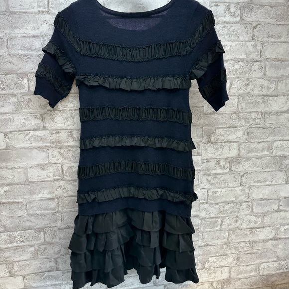 MARC by Marc Jacobs navy black sweater scoop dress women’s size XS - Picture 5 of 8